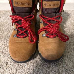 Columbia Women’s Brown and Red Hiking Boots
